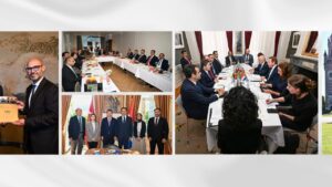 59d7d87bfad34cfbba0eca7c52d5845e Bakan Tunc Turkiyenin Lahey Buyukelciligini ziyaret etti